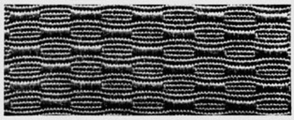 Flachgewebter Möbelstoff in Perlripsoptik. Flachgewebter Möbelstoff in Perlripsoptik.