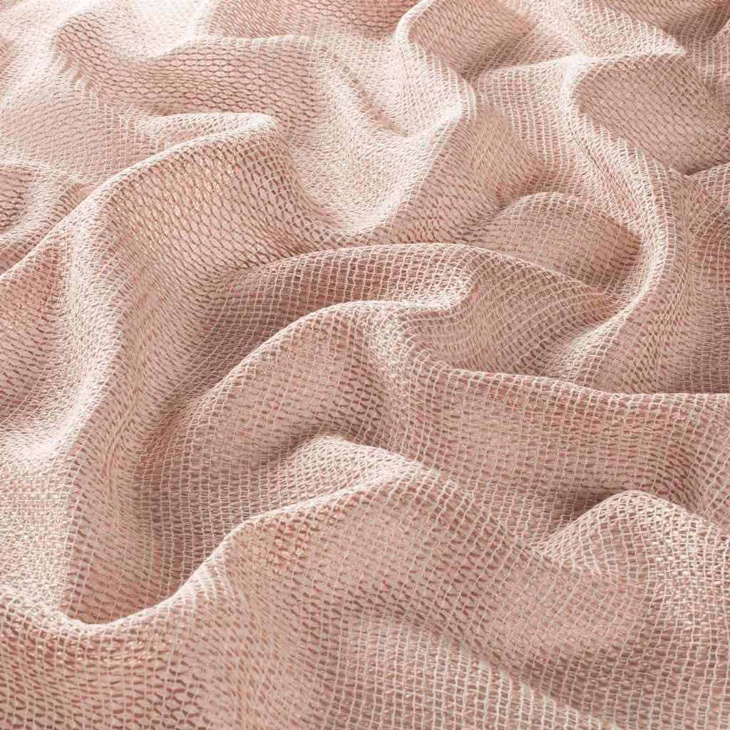 Marquisette STAR-SHINE, gewebt in Dreherbindung, Material 87% Polyester, 10% Leinen, 3% Baumwolle